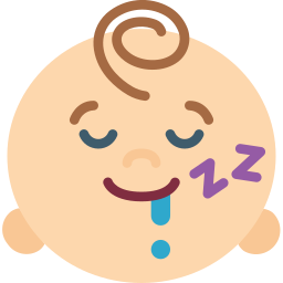 Спящий ребенок иконка