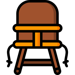 Baby chair icon