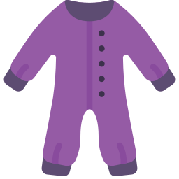 Baby clothes icon