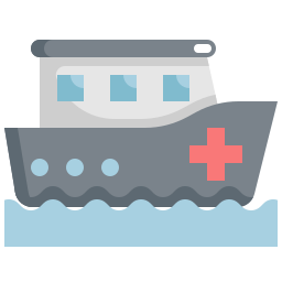 bote salvavidas icono
