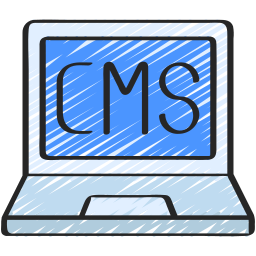 système cms Icône