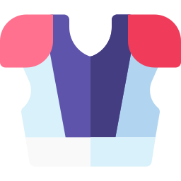 Shoulder pads icon