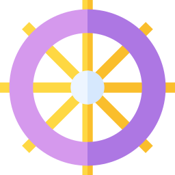 rueda de dharma icono