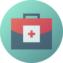 Medical kit icon