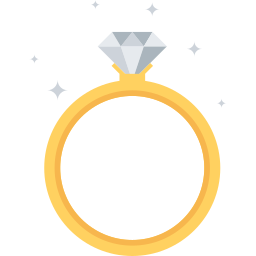 Engagement ring icon