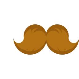 bigode Ícone