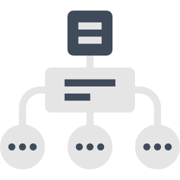 Hierarchical structure icon