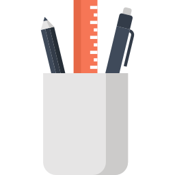 Pencil case icon