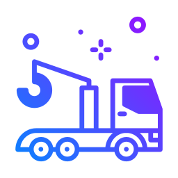 Crane truck icon