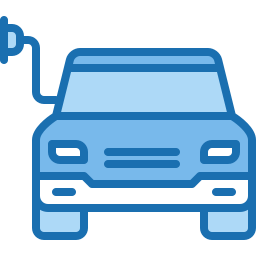 Electric car icon