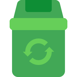 papelera de reciclaje icono