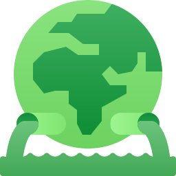 Water pollution icon