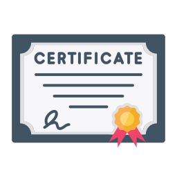 certificado icono