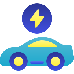 Electric car icon