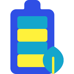 Eco battery icon