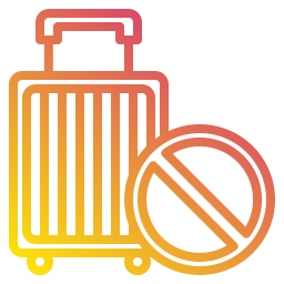 Travel bag icon