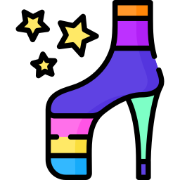 Platform shoes icon