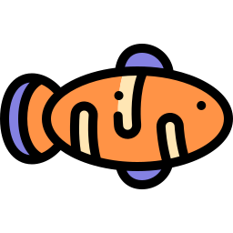 pesce bambola icona