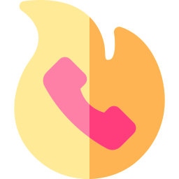 Hot line icon