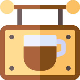 cafetería icono