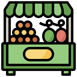 Vegetable shop icon