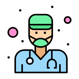 doctor en medicina icono