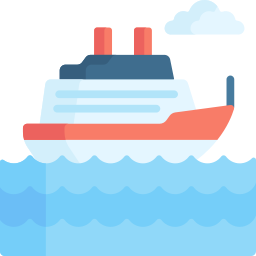 Ferry boat icon