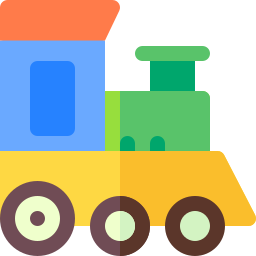 Train toy icon