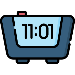 orologio digitale icona