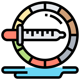 ruota dei colori icona