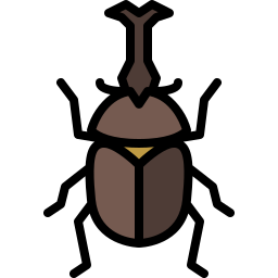 scarabée rhinocéros Icône