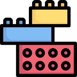 Toy block icon