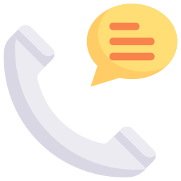 conversación telefónica icono