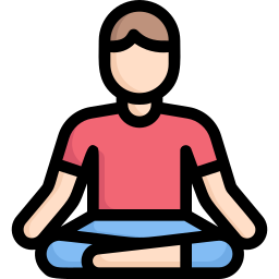 Yoga pose icon