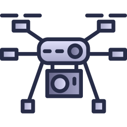 drone de cámara icono