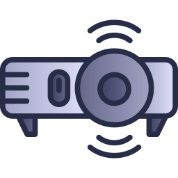 proyector multimedia icono