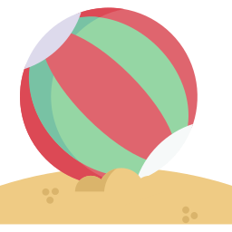 ballon de plage Icône