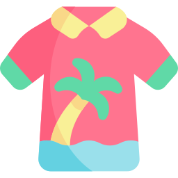 chemise hawaïenne Icône