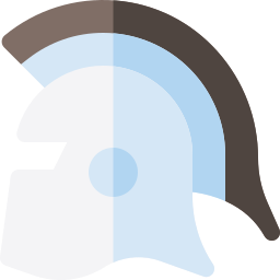 Roman helmet icon