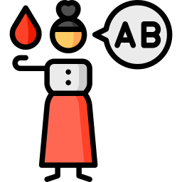 gruppo sanguigno ab icona