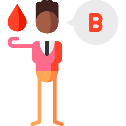 gruppo sanguigno b icona
