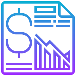 symbole du dollar Icône