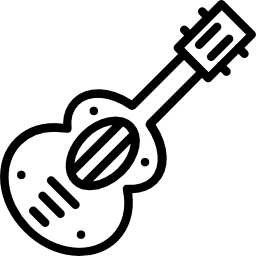 guitarra espanhola Ícone