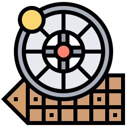 Casino roulette icon