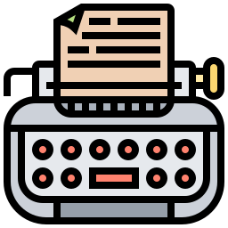 Typewriter icon