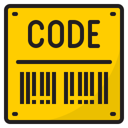codice a barre icona