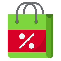 Shopping bag icon