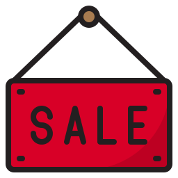 Sale sign icon