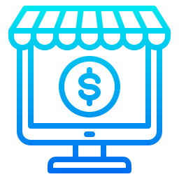 Online shop icon