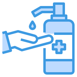 Antibacterial gel icon